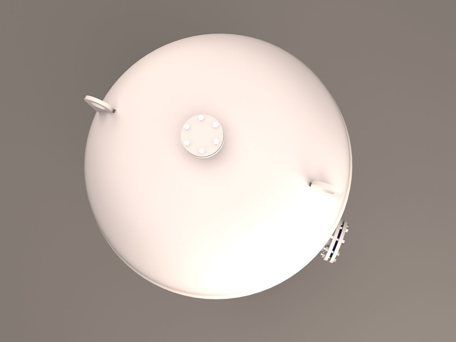 Industrial Tank Air Low-poly 3D model_2