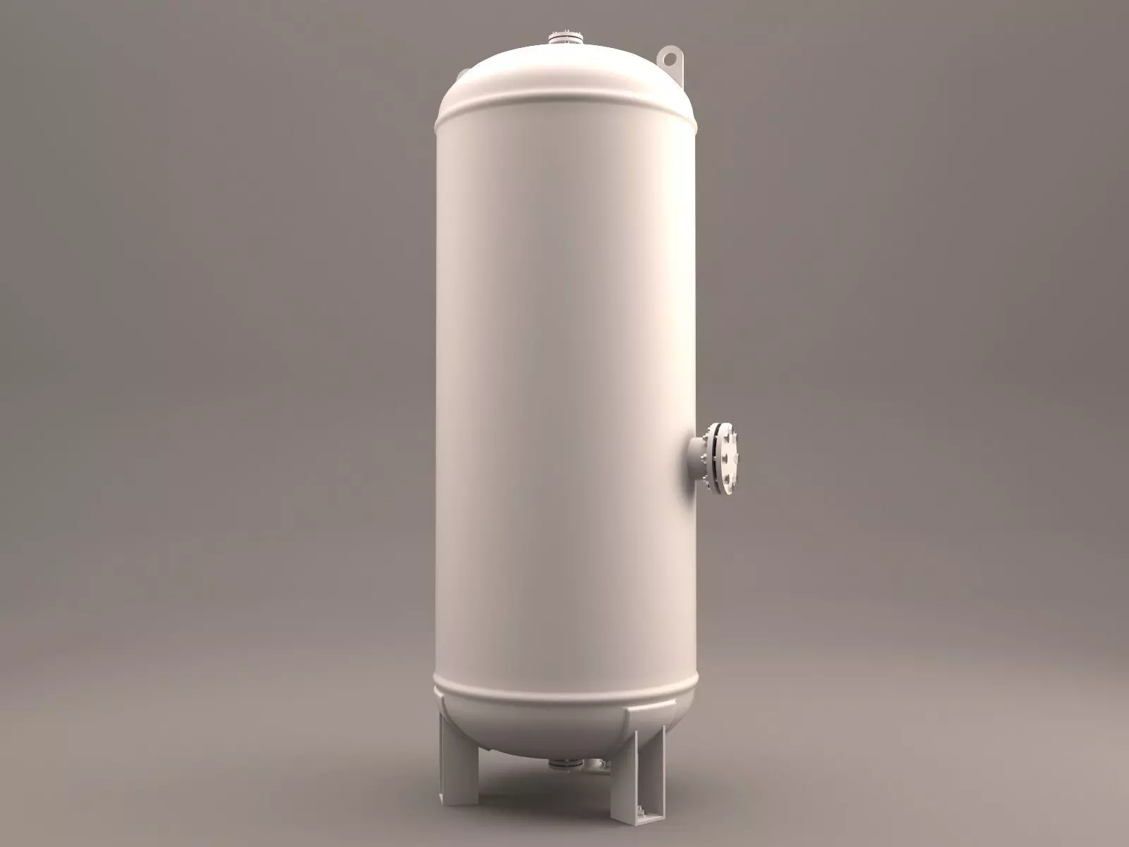 Industrial Tank Air Low-poly 3D model_0