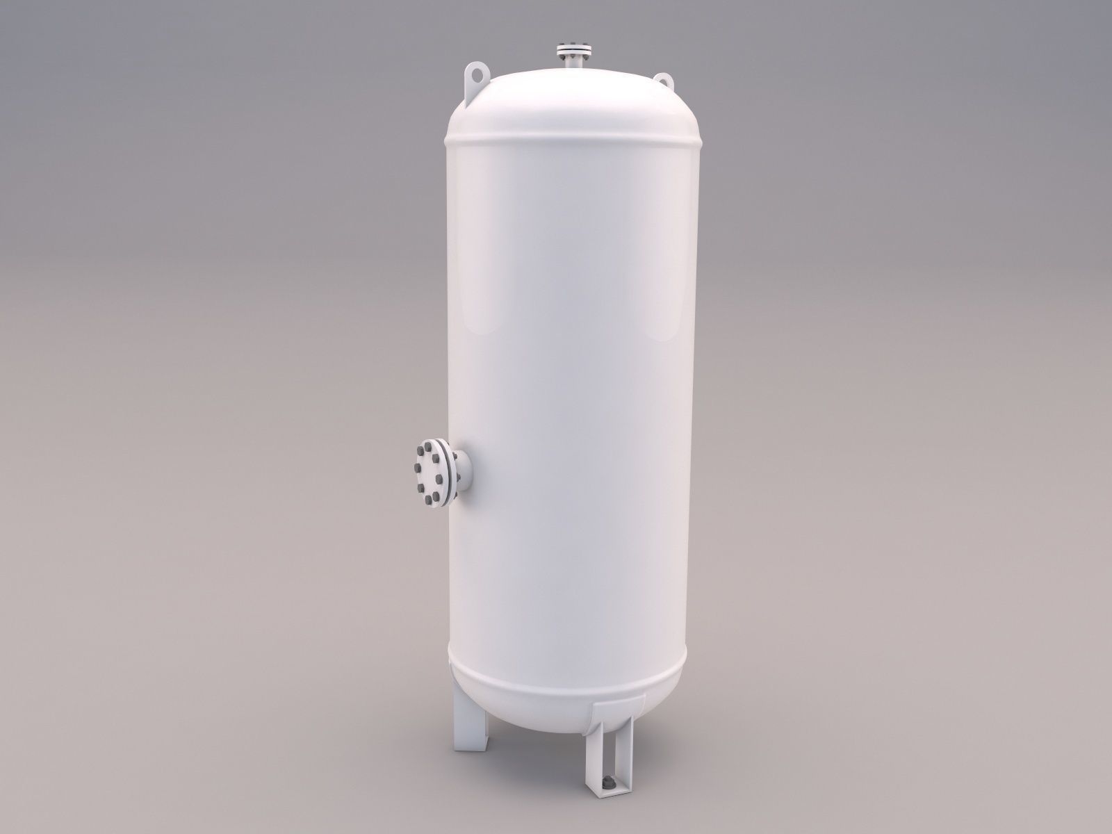 Industrial Tank Air Low-poly 3D model_3