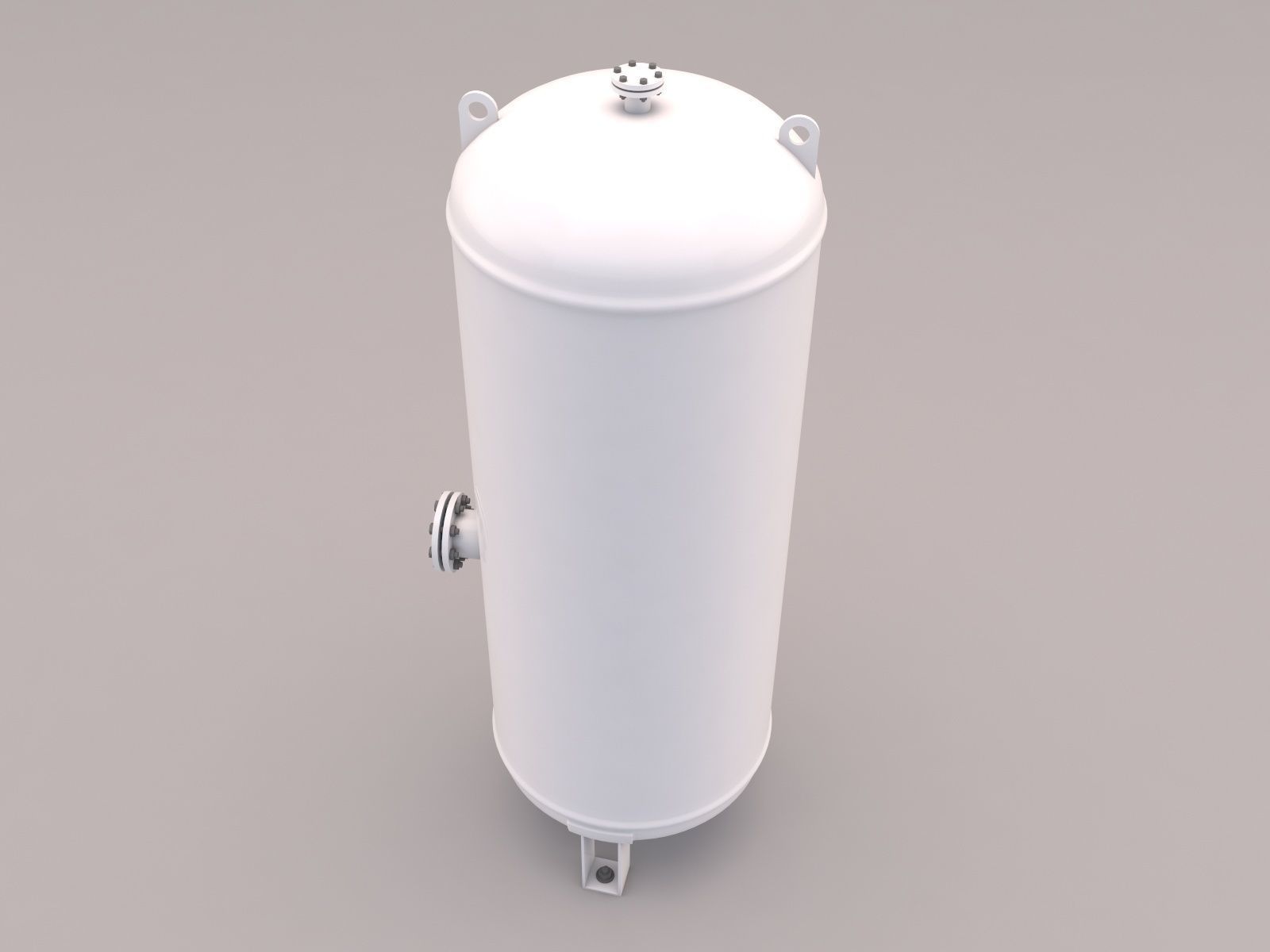 Industrial Tank Air Low-poly 3D model_5