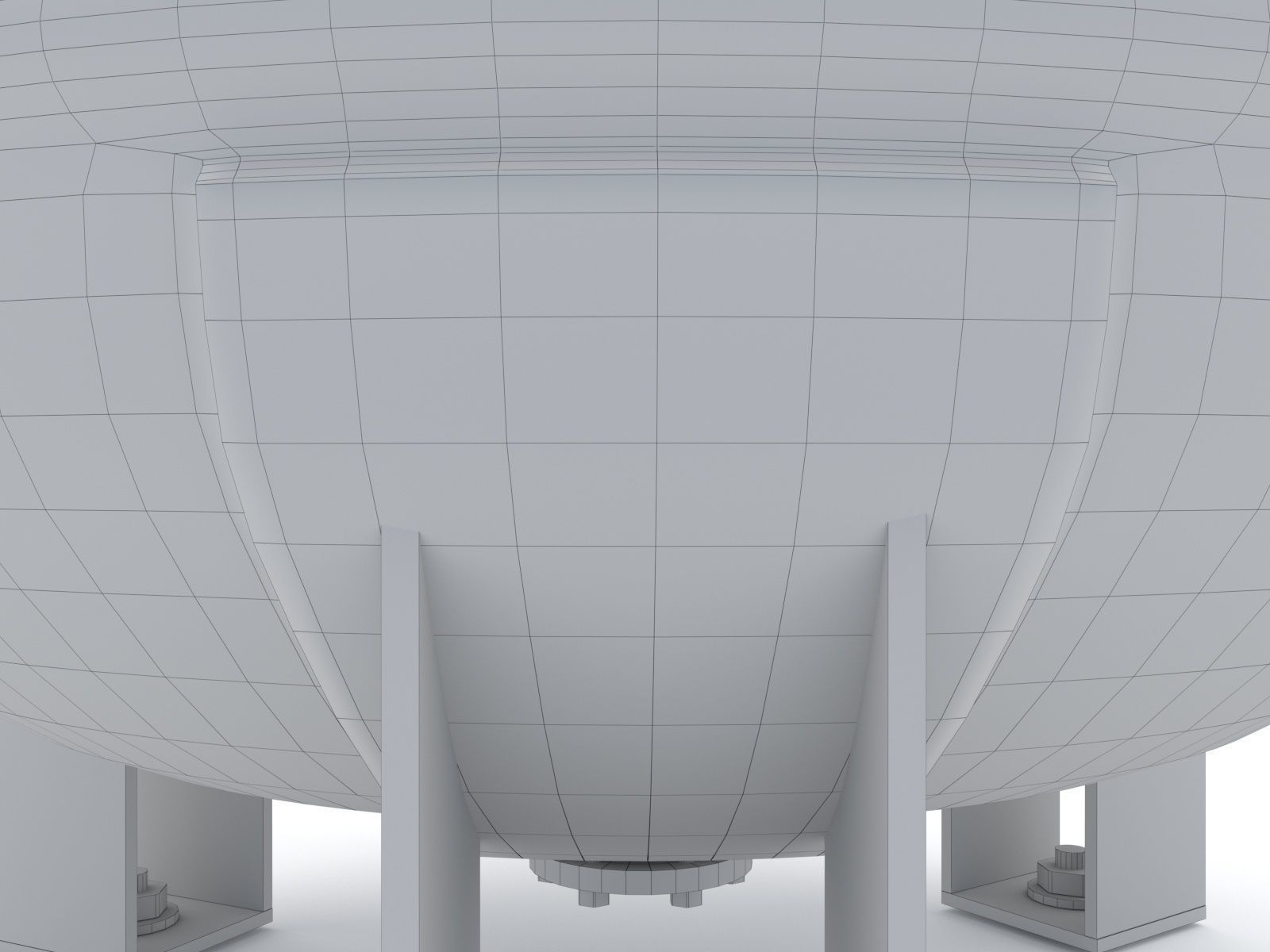 Industrial Tank Air Low-poly 3D model_10