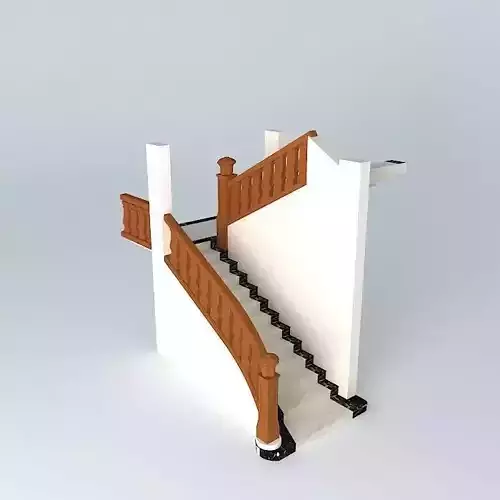 Beautiful retro staircase