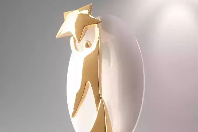 Golden Trophy Statue