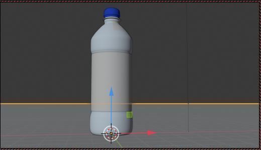 Water bottle 3D model_4