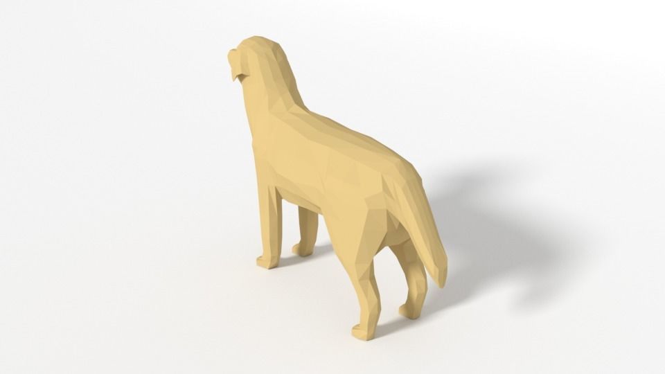 Low Poly Cartoon Dog Pack 3D Model Collection_21