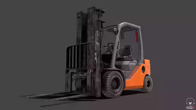 Forklift High-Poly 3D models