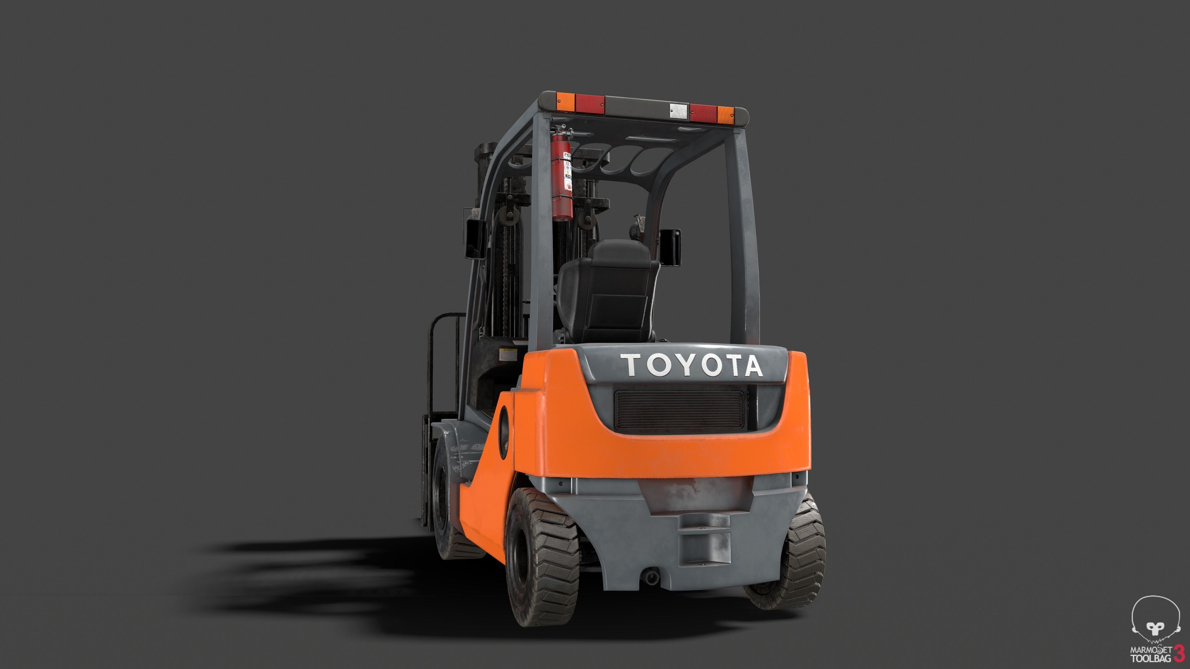 Forklift High-Poly 3D models 3D model_7