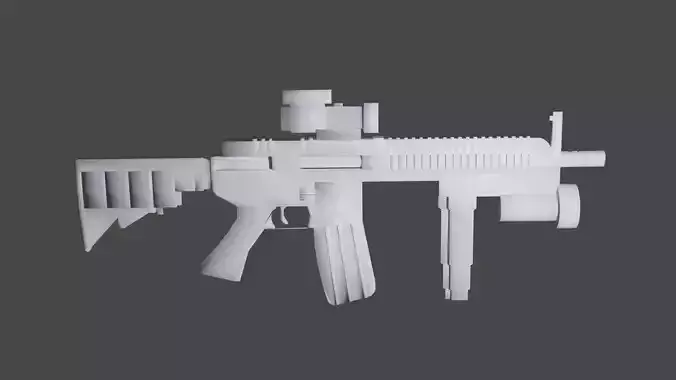 Military operation weapon 3D model