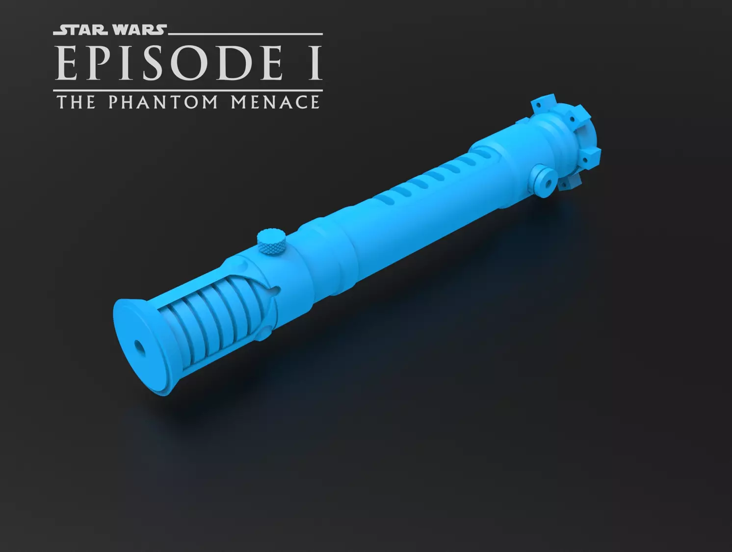 Obi-Wan Kenobi TPM Lightsaber 3D print model_0