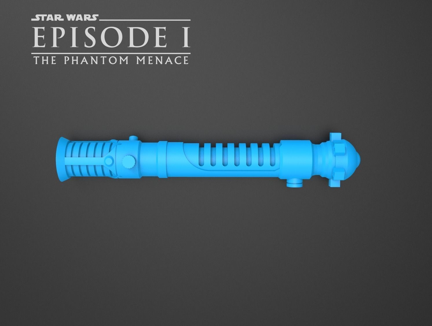 Obi-Wan Kenobi TPM Lightsaber 3D print model_2