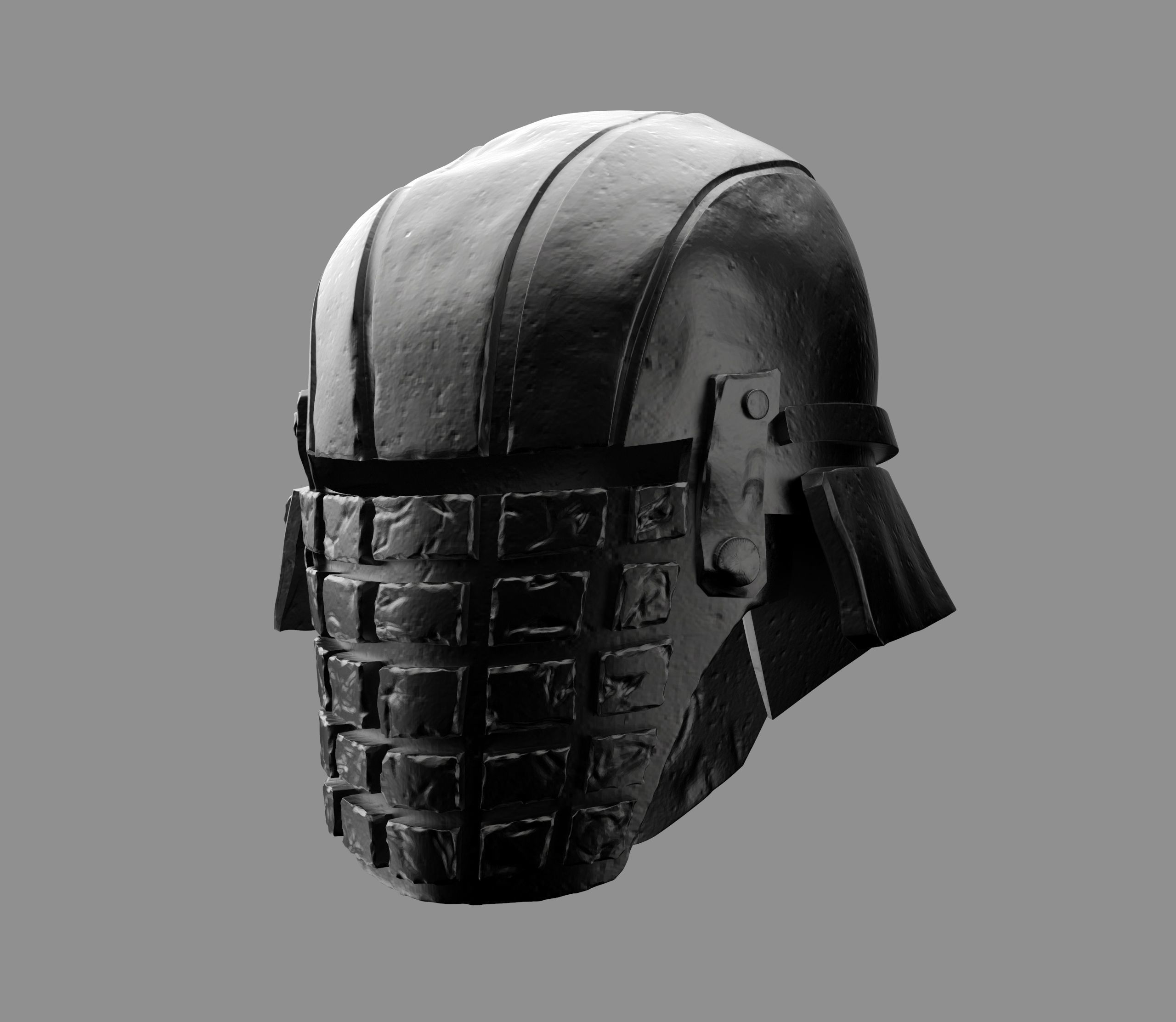 Grenade Head - Knights of Ren Jedi Killer 3D print model_3