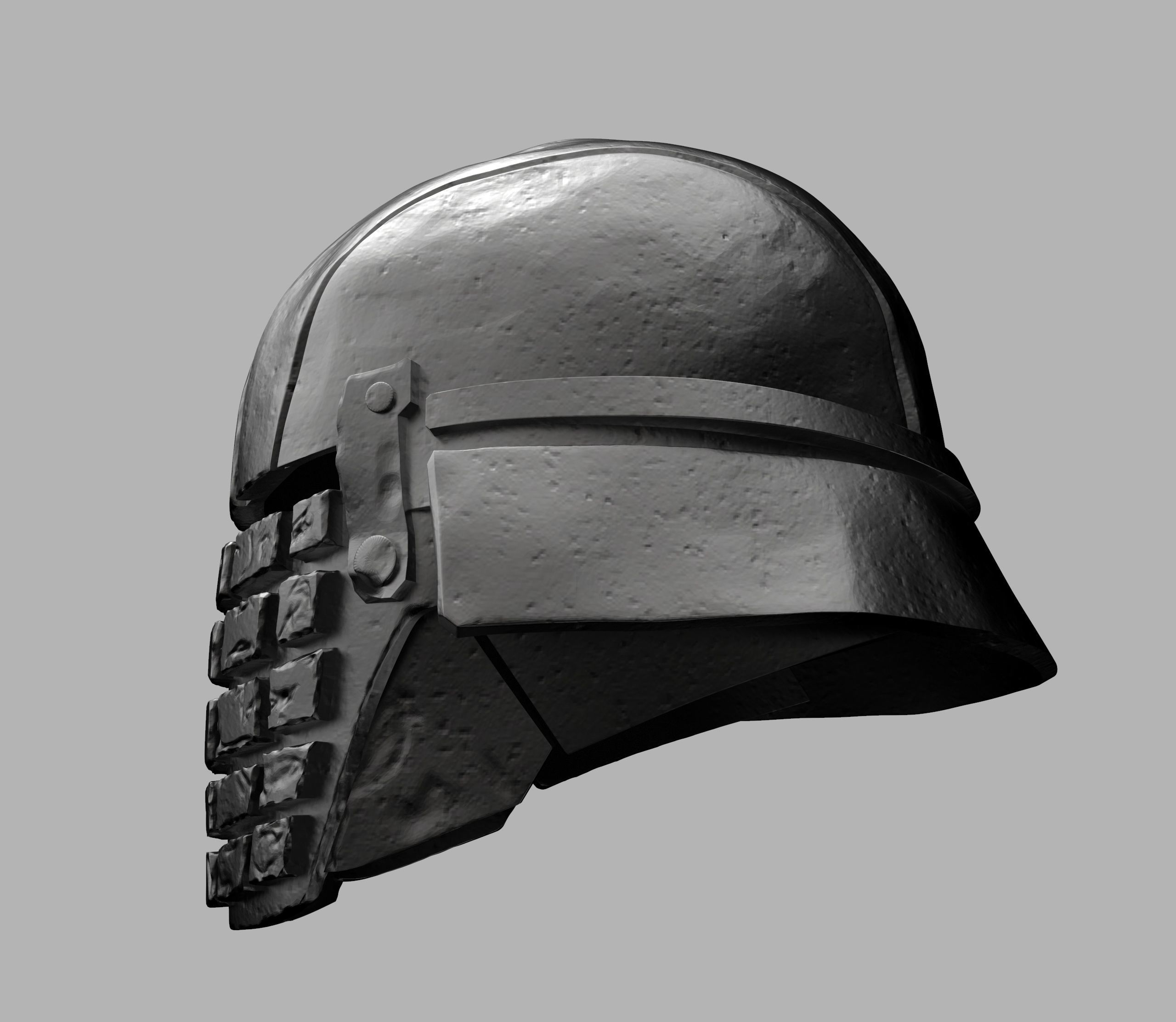 Grenade Head - Knights of Ren Jedi Killer 3D print model_5