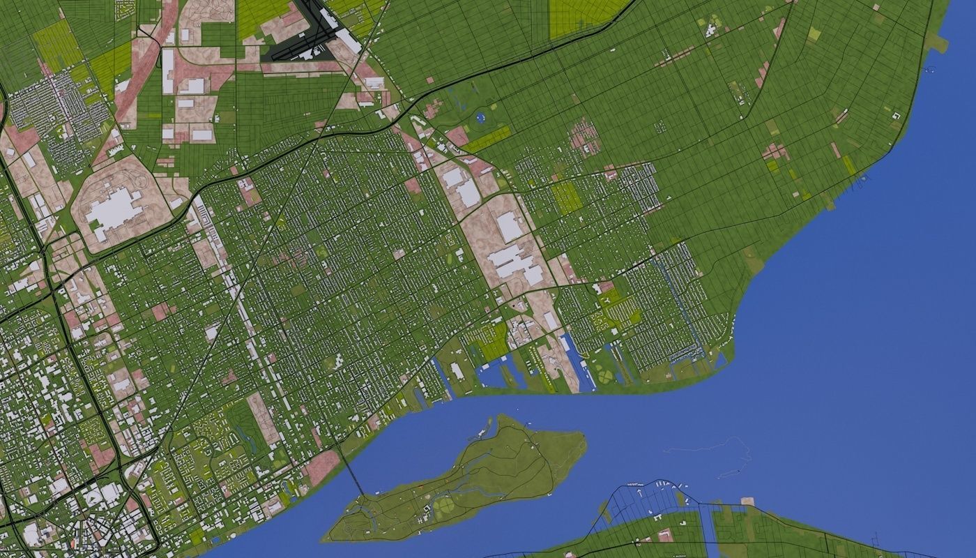 Denver City 3D model_16