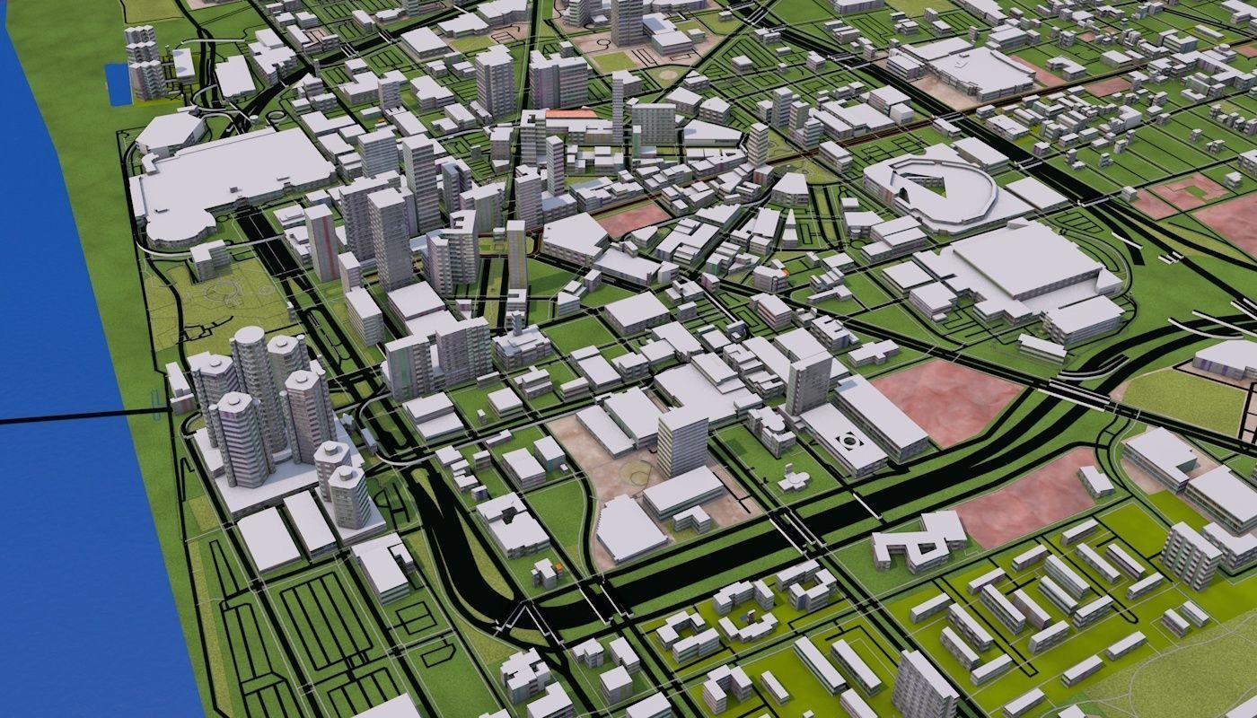 Denver City 3D model_2