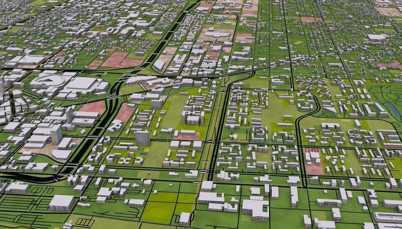 Denver City 3D model_7