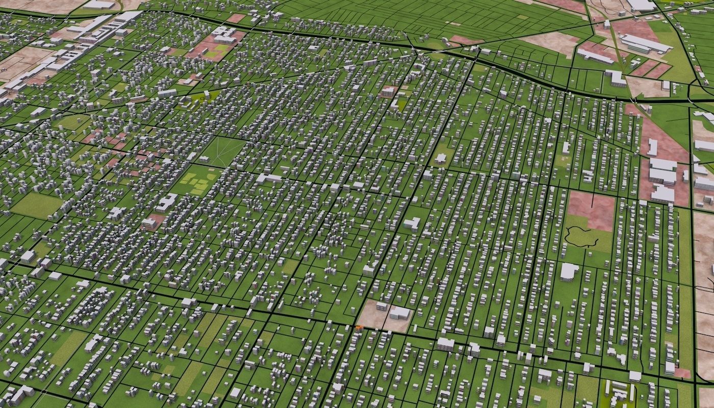 Denver City 3D model_12