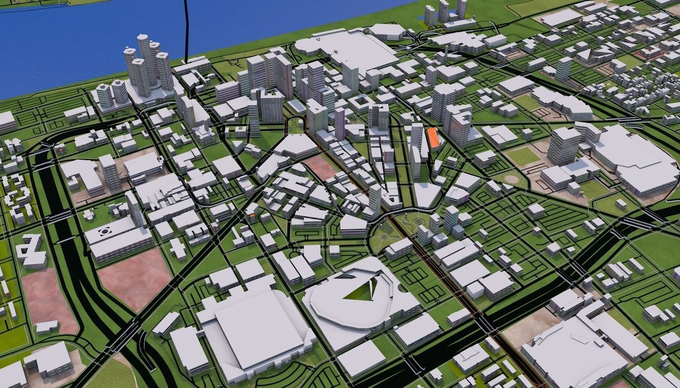Denver City 3D model_3
