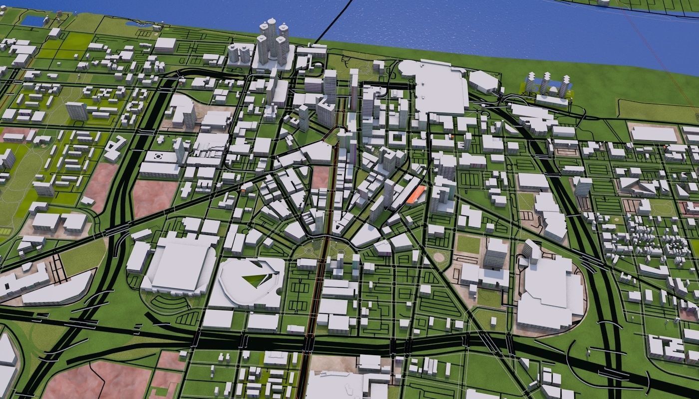 Denver City 3D model_4