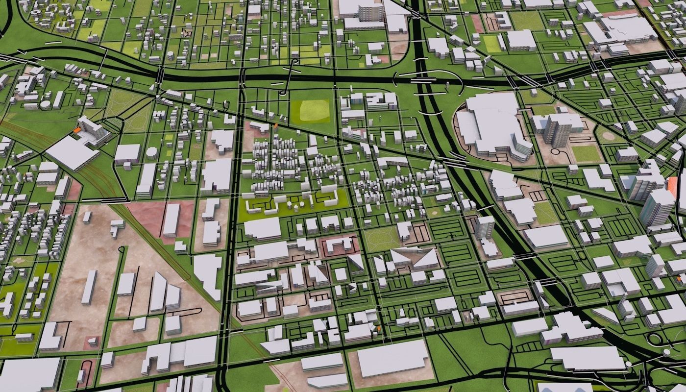 Denver City 3D model_5