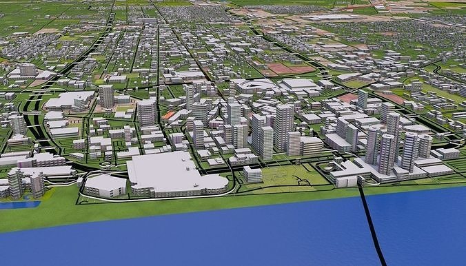 Denver City 3D model