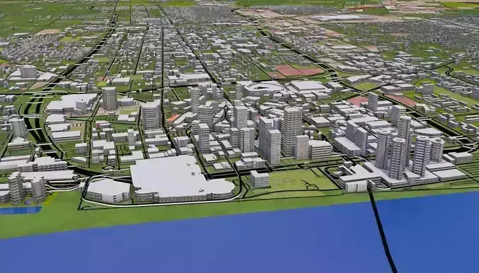 Denver City 3D model