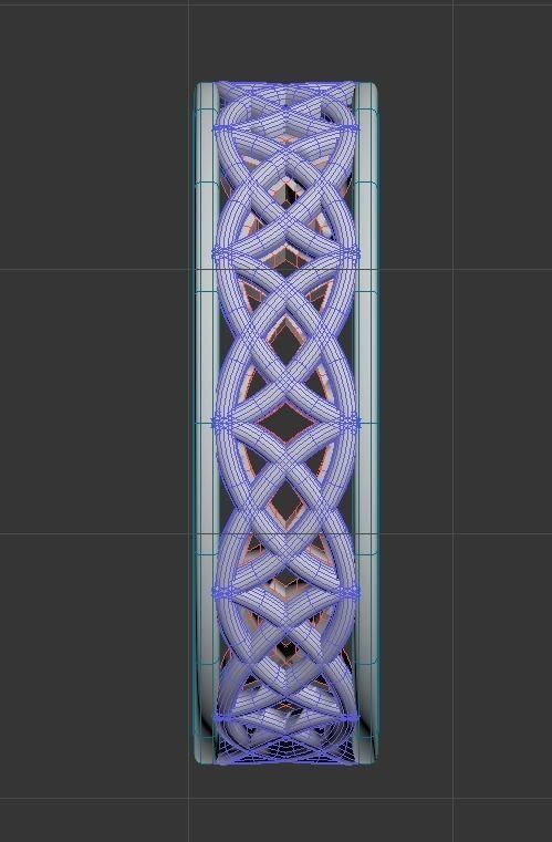 140305 R engagement ring with patterns Pol 3D print model_9