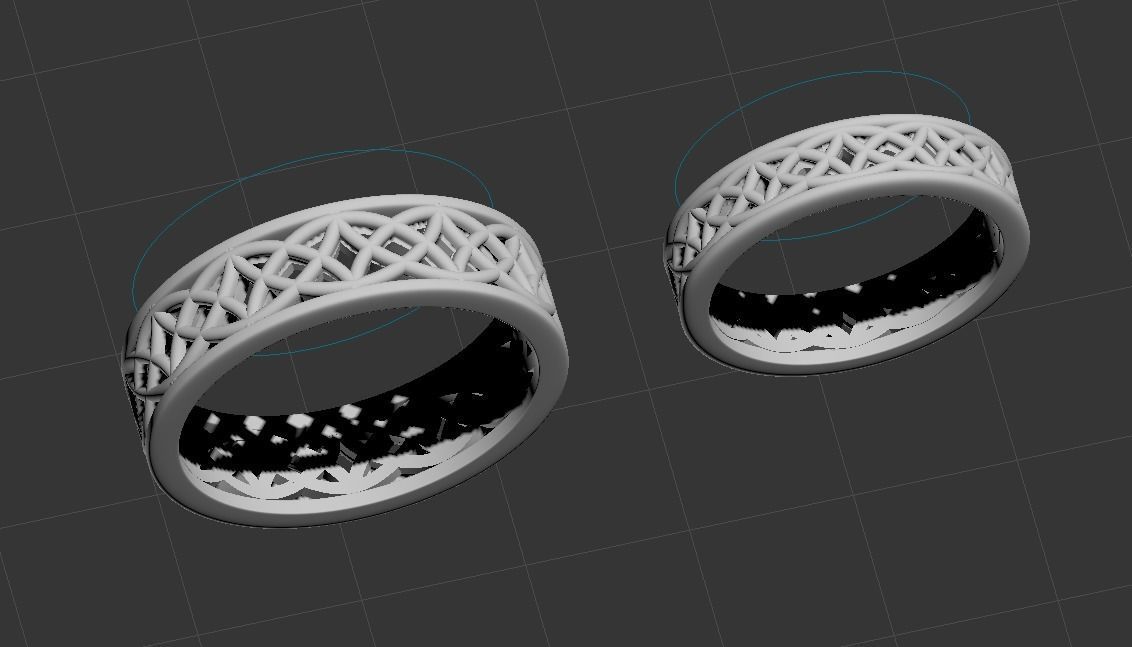 140305 R engagement ring with patterns Pol 3D print model_13