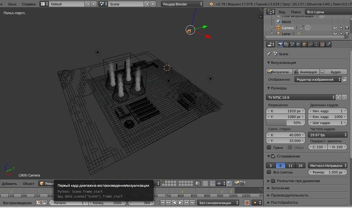 Nuclear Power Station Nuclear power plant Nuclear Power Station Low-poly 3D model_4