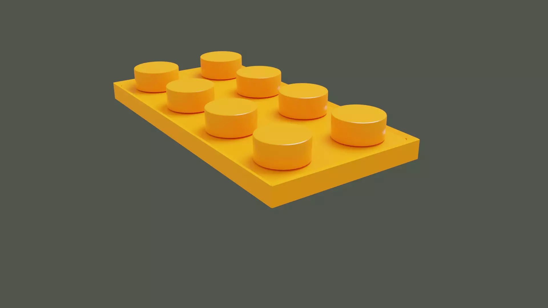 Thinner Toy Brick Free 3D model_0