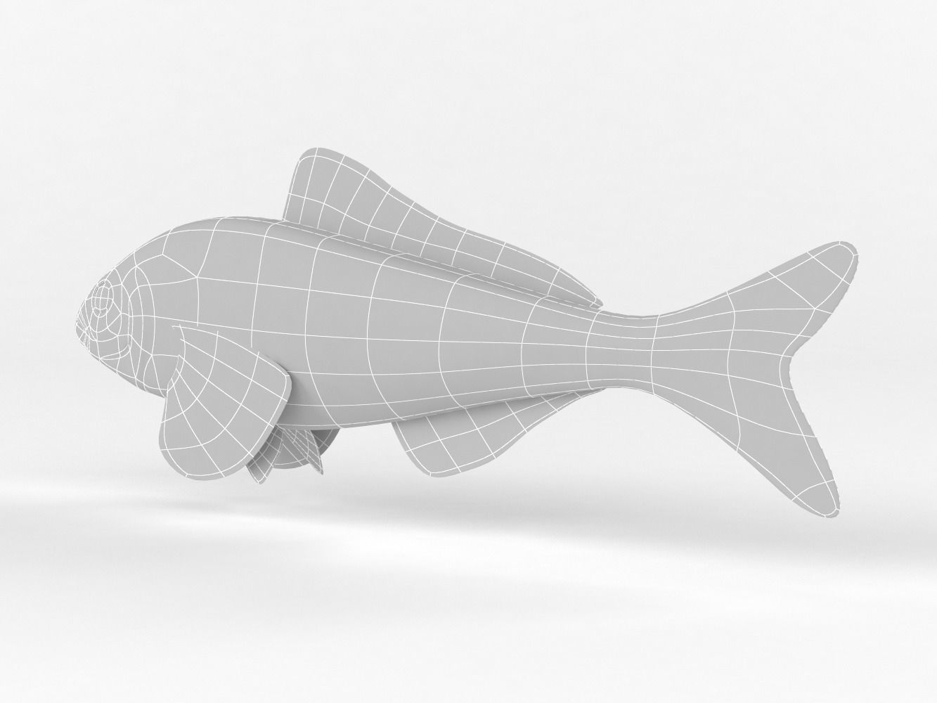 Fish Greenling 3D model_11
