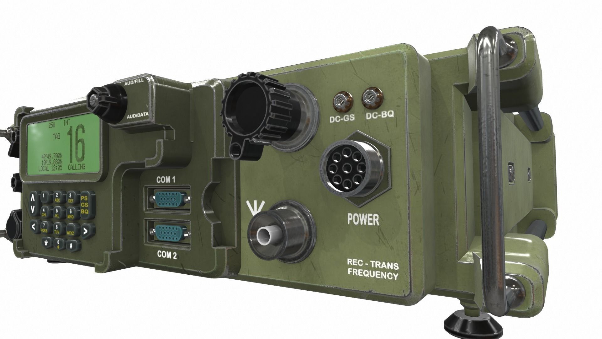 Radio military 4 3D model_7