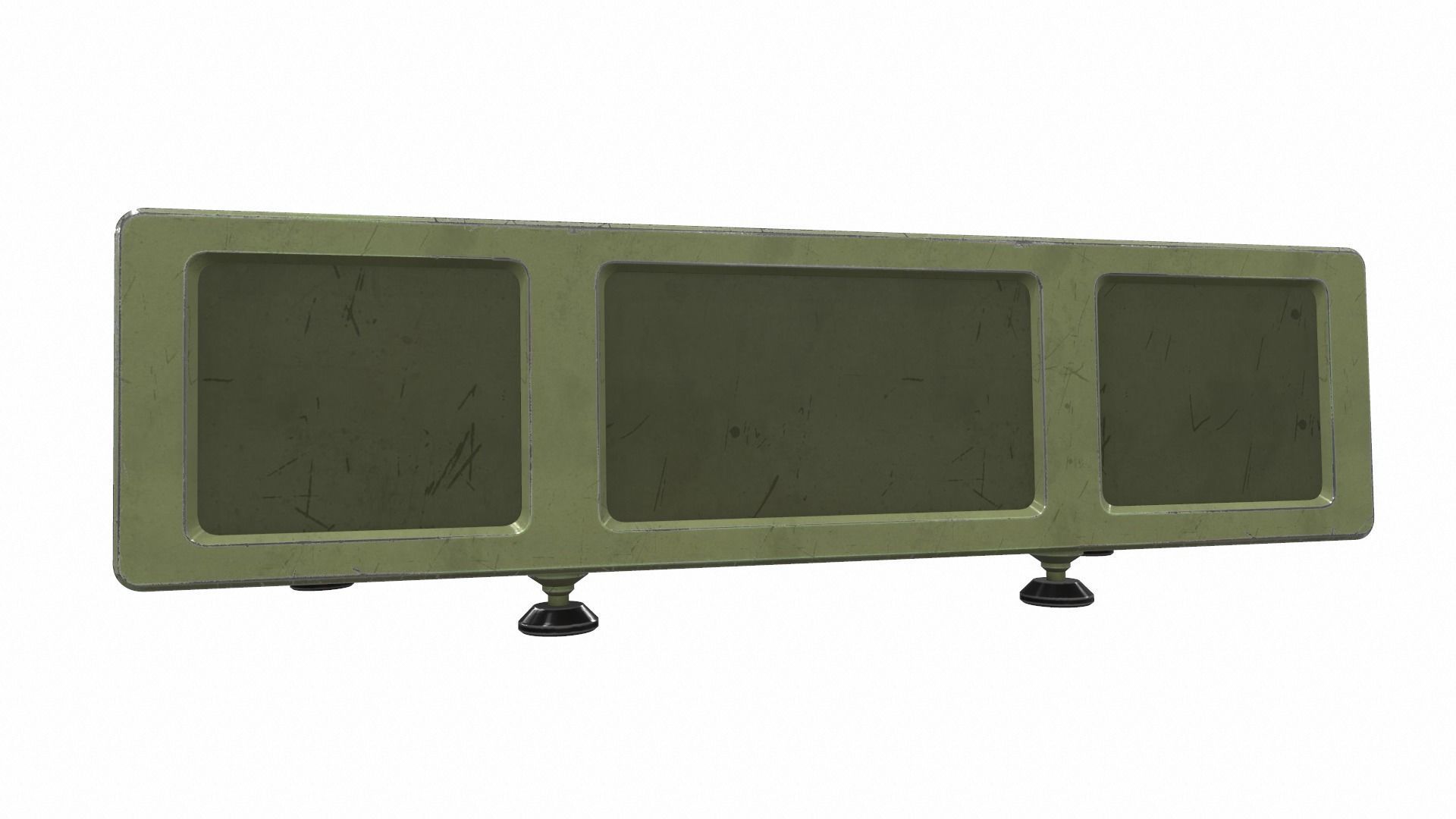 Radio military 4 3D model_5