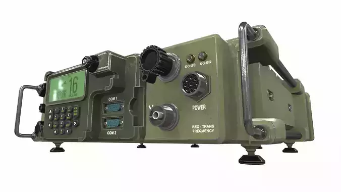 Radio military 4 3D model