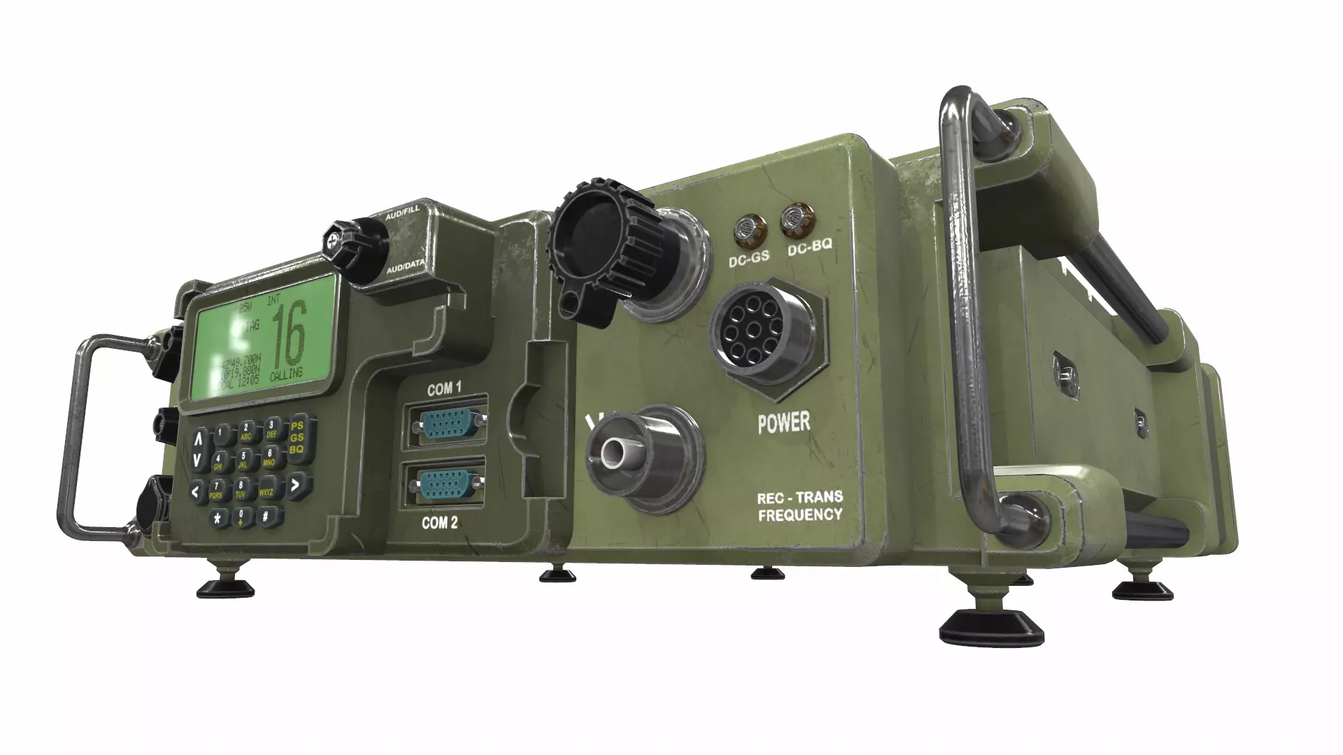 Radio military 4 3D model_0
