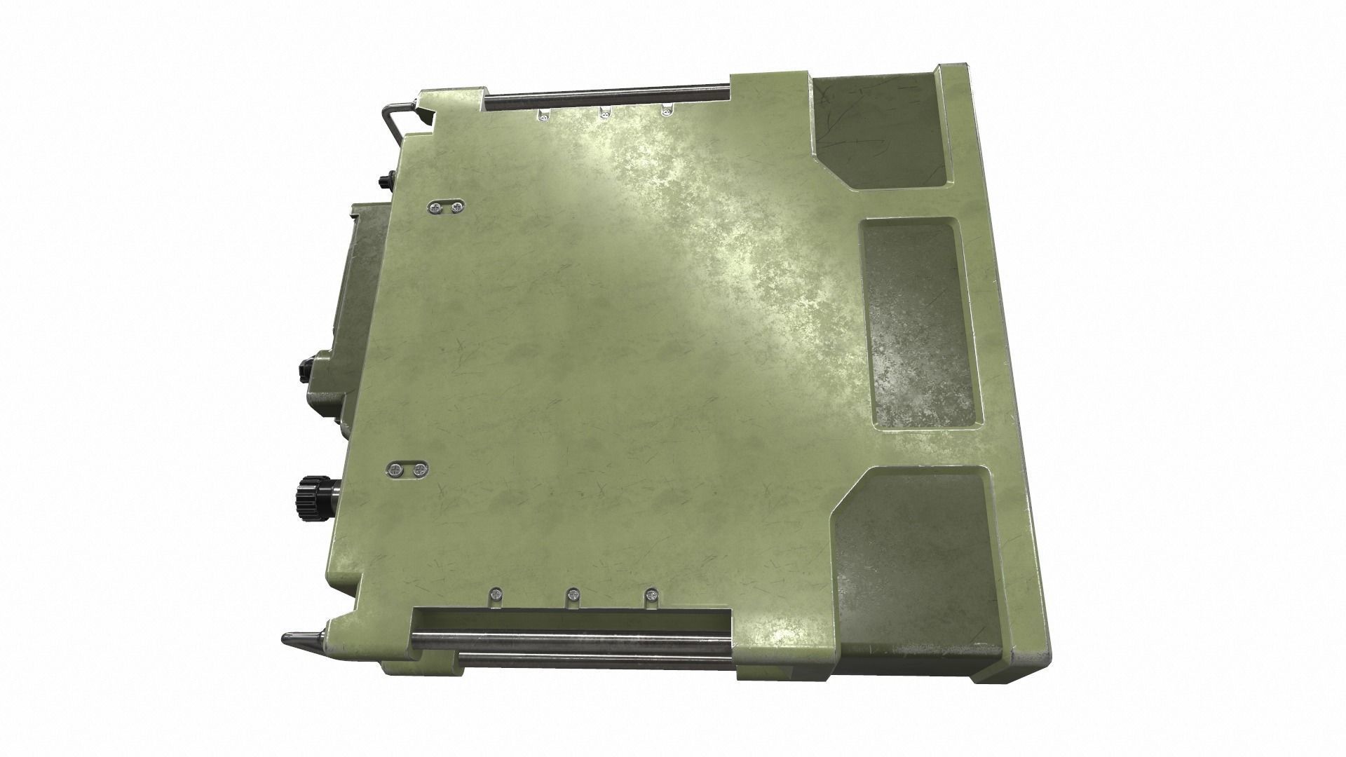 Radio military 4 3D model_3