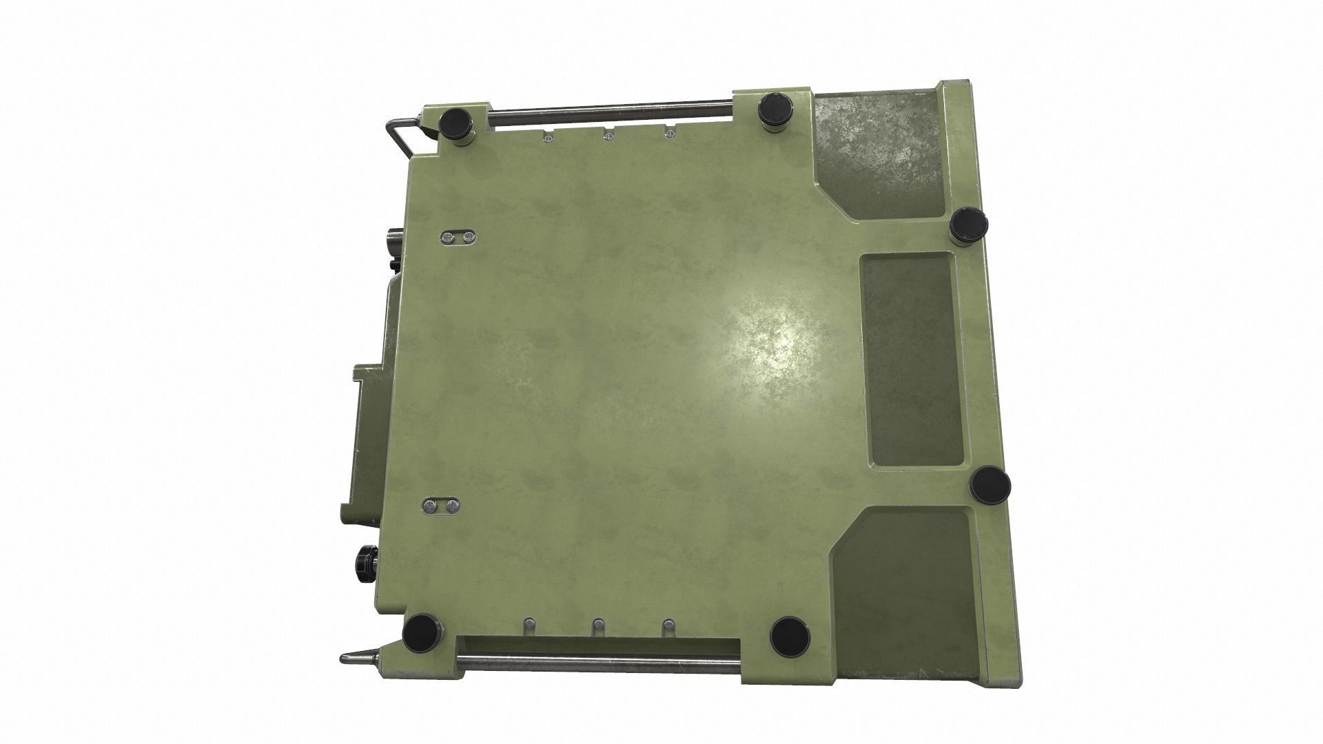 Radio military 4 3D model_4