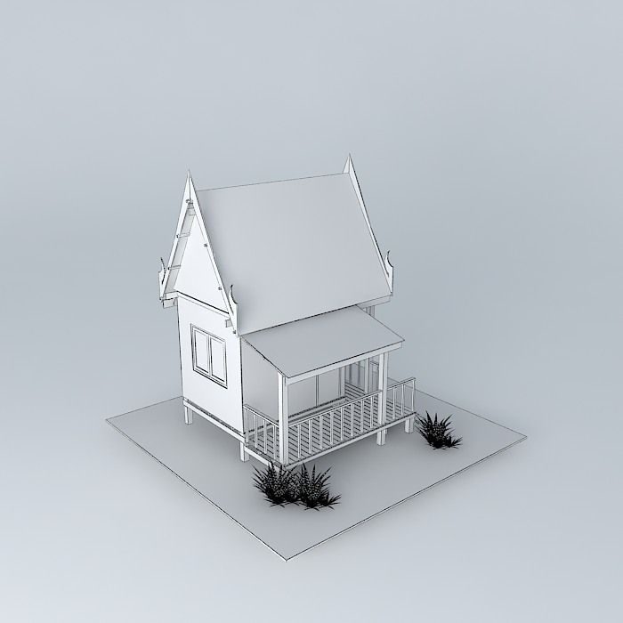 Monastery Cell 3D model_3