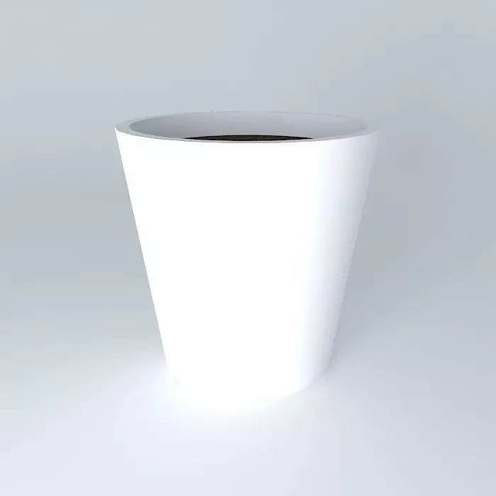 Rounded pot Free 3D model