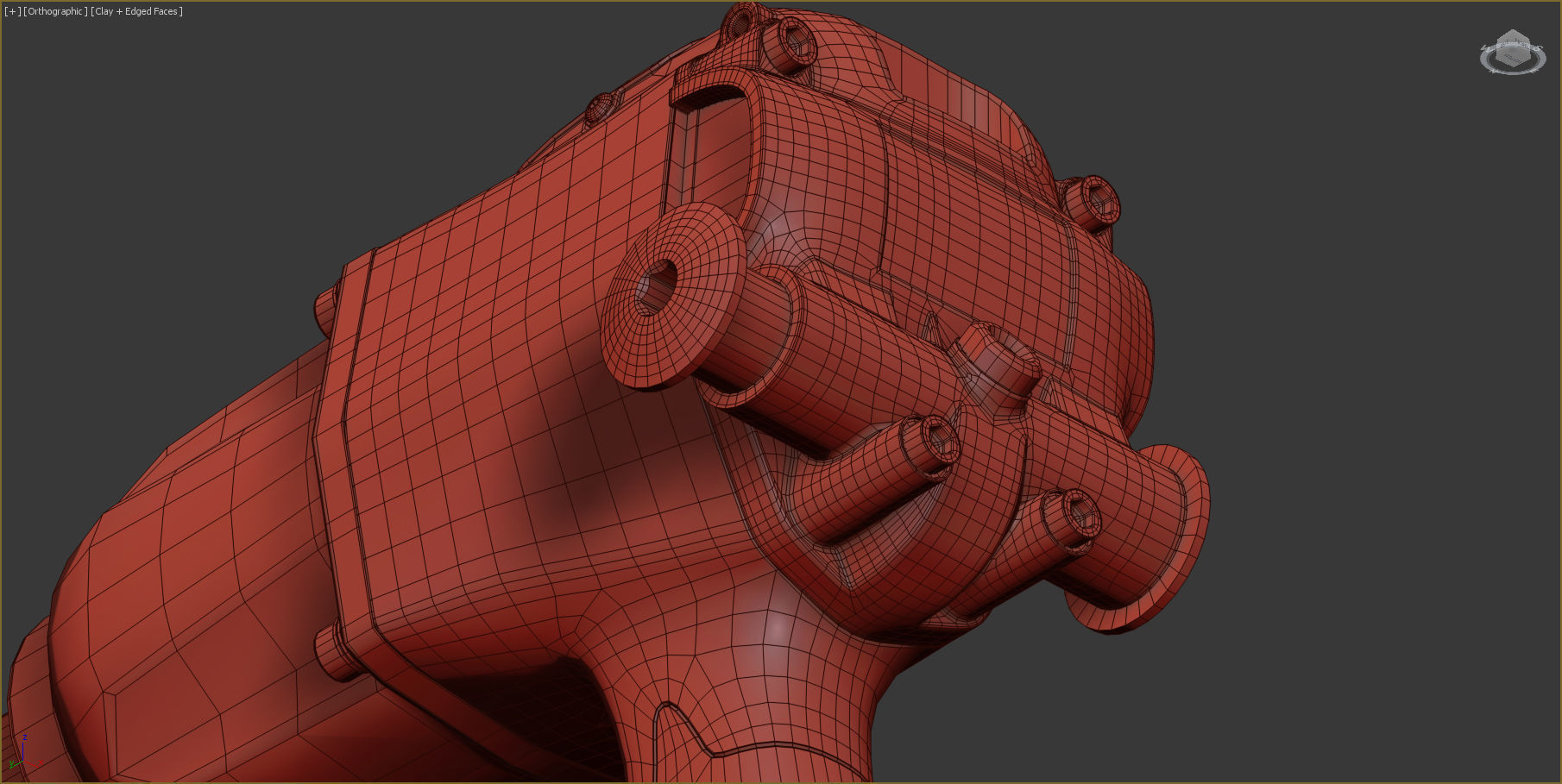 Wheel Gun Paoli Hurricane 3D model_16