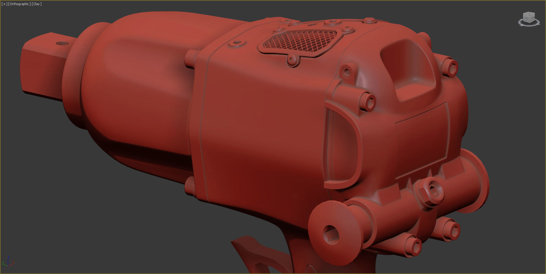 Wheel Gun Paoli Hurricane 3D model_12