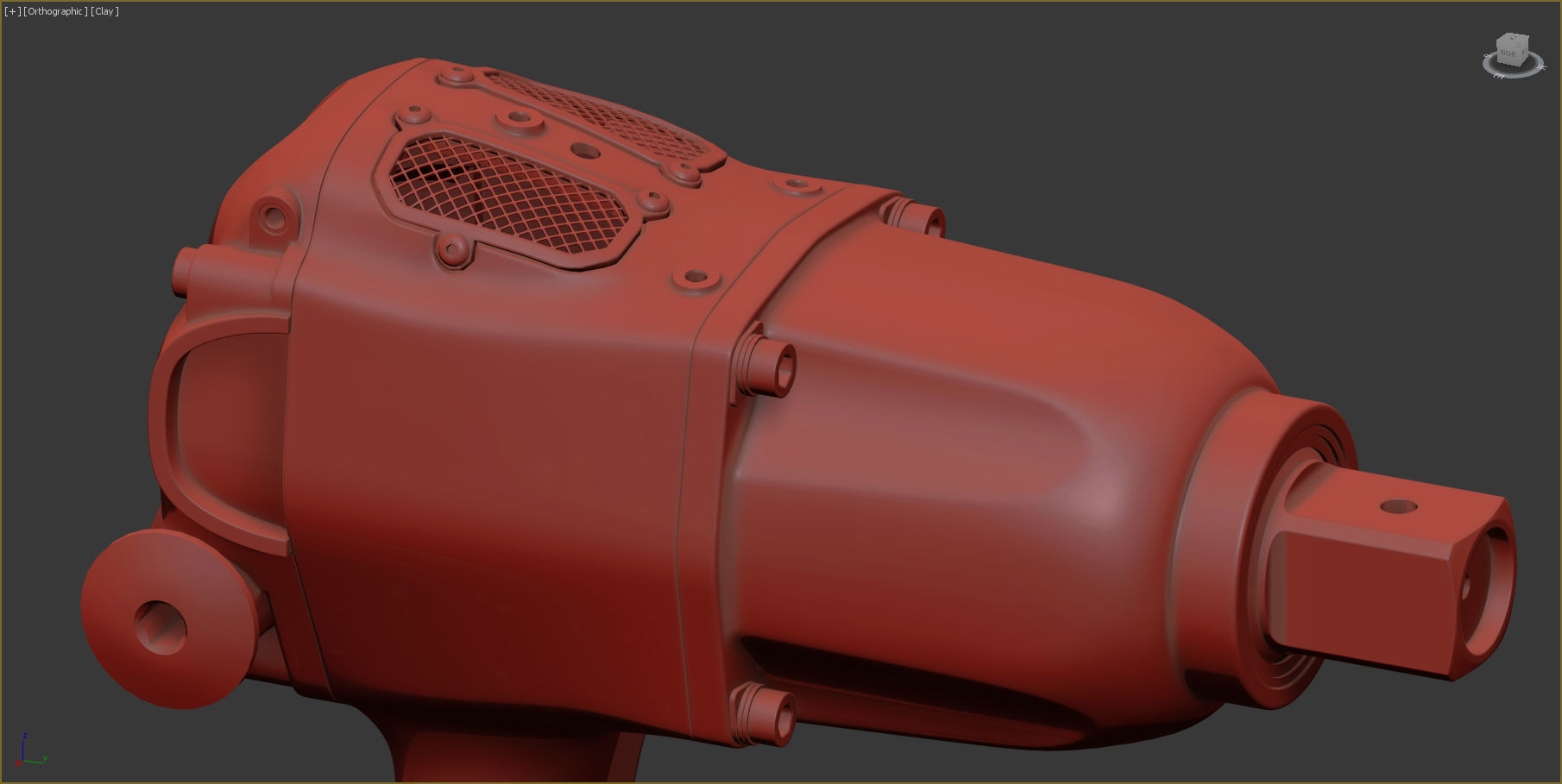 Wheel Gun Paoli Hurricane 3D model_13