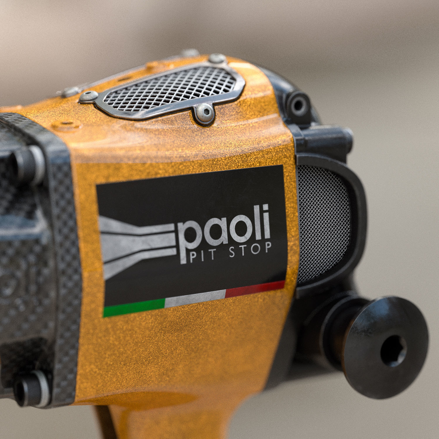 Wheel Gun Paoli Hurricane 3D model_5