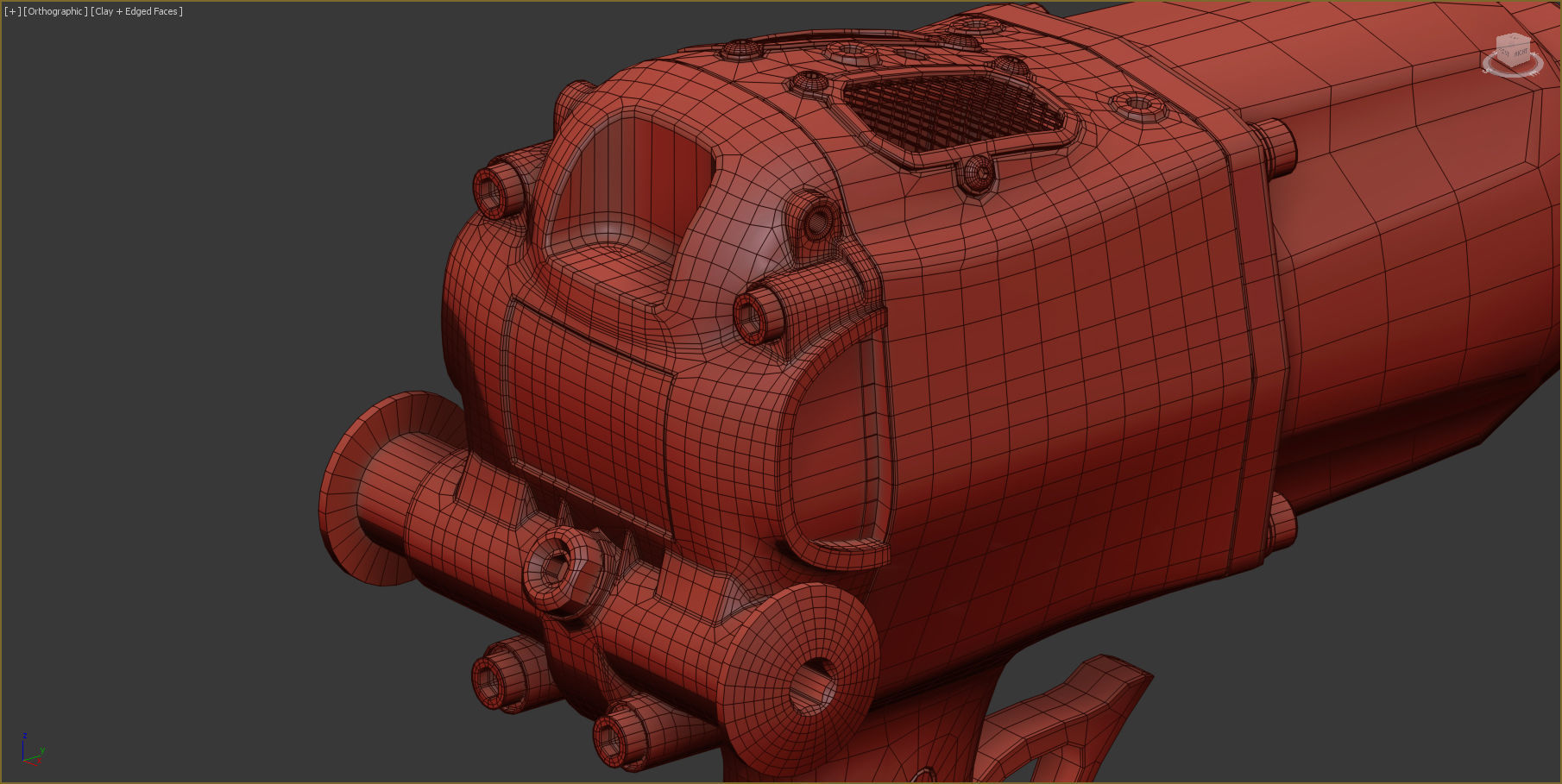 Wheel Gun Paoli Hurricane 3D model_17