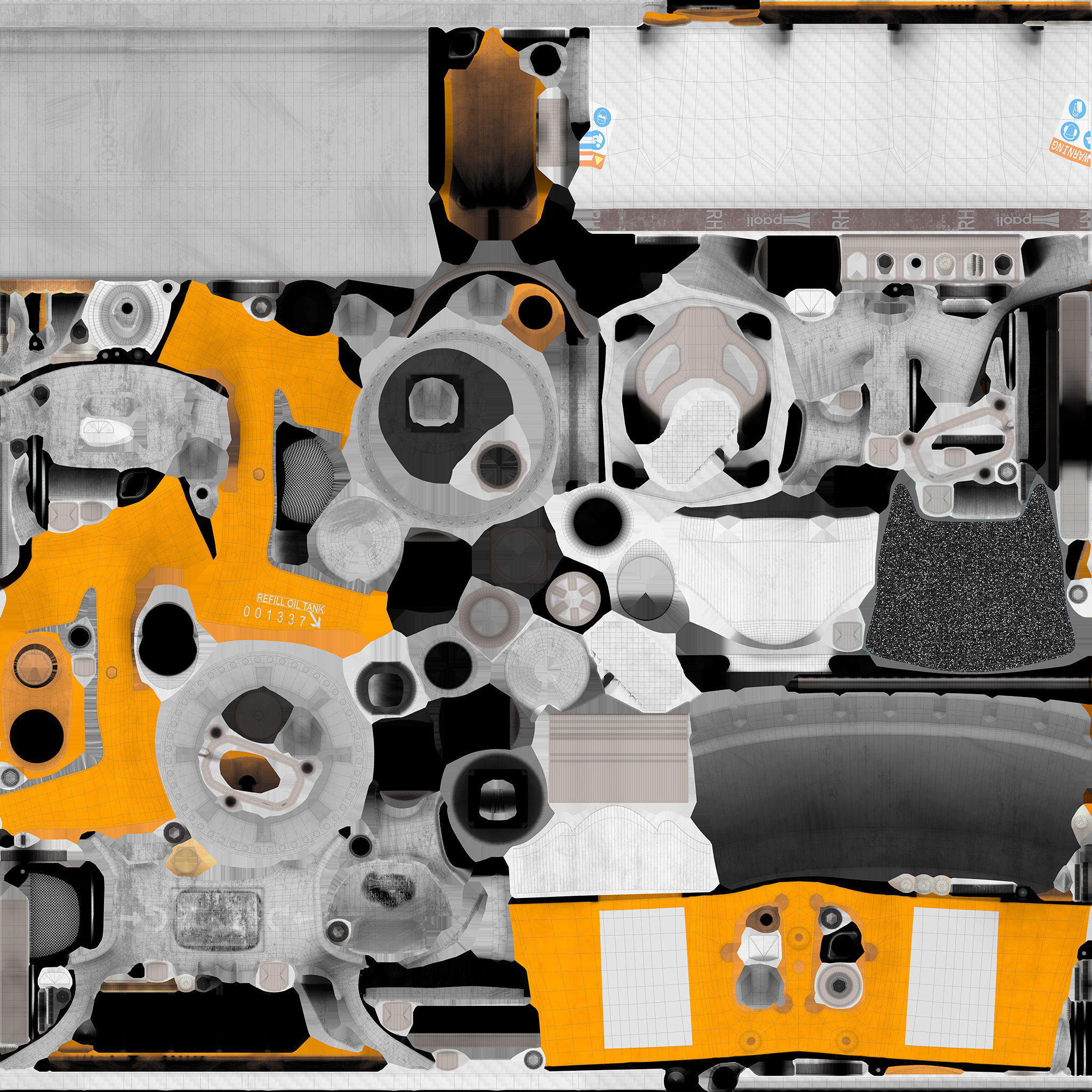 Wheel Gun Paoli Hurricane 3D model_11