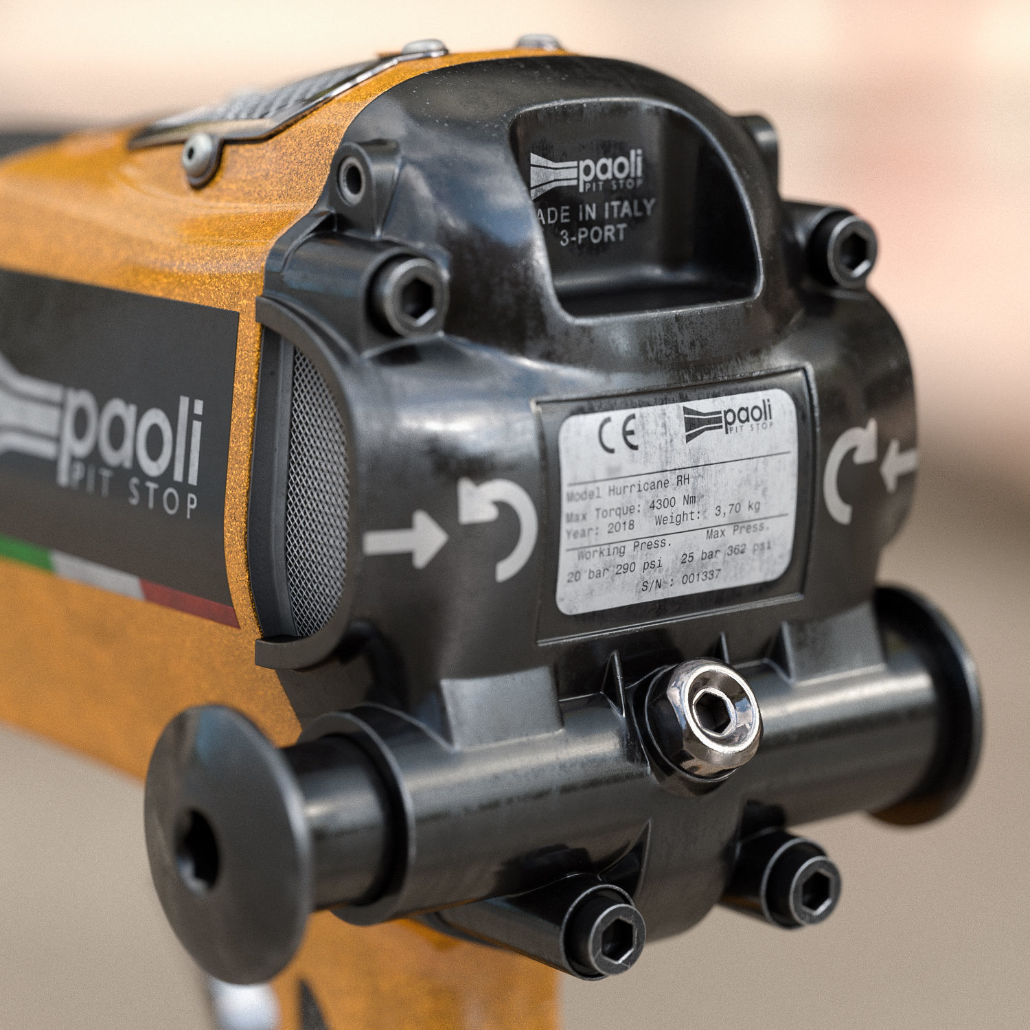 Wheel Gun Paoli Hurricane 3D model_6