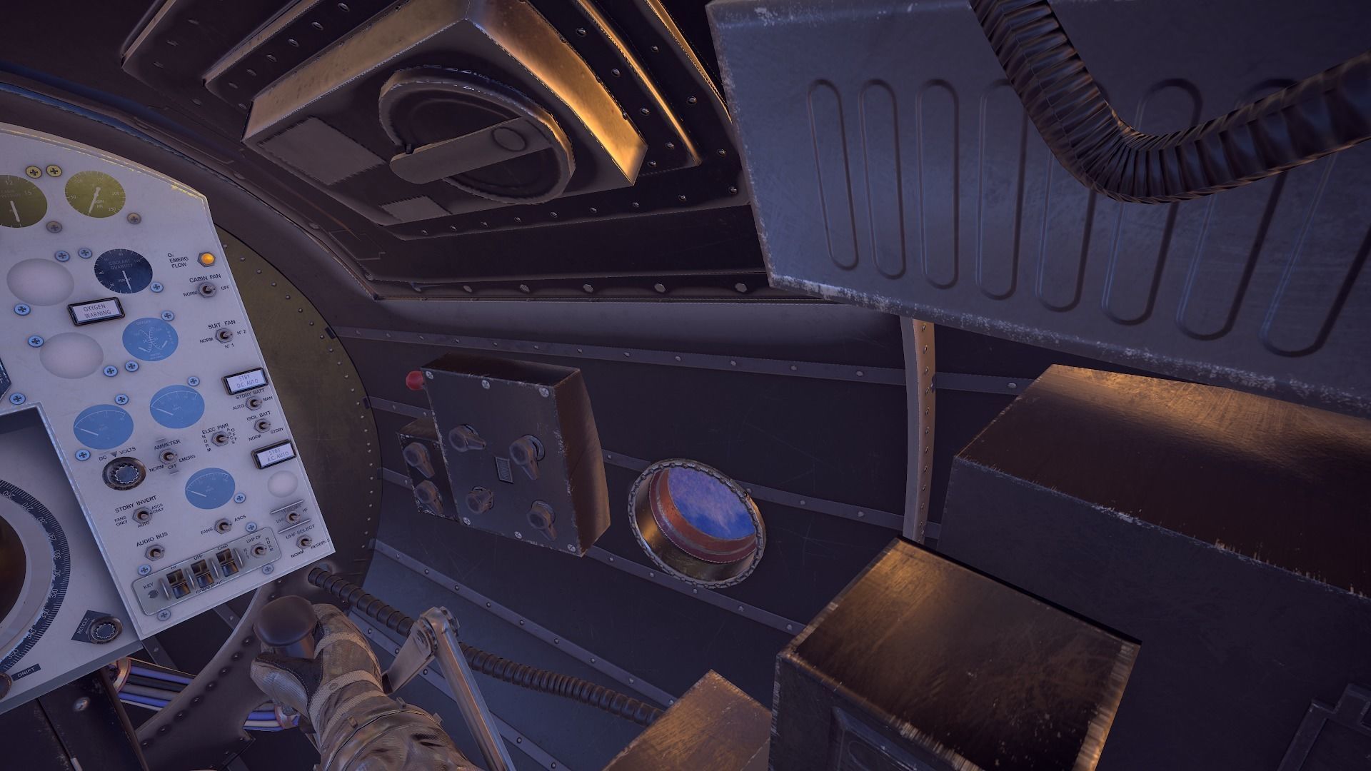 Mercury Redstone Cockpit Low-poly 3D model_27