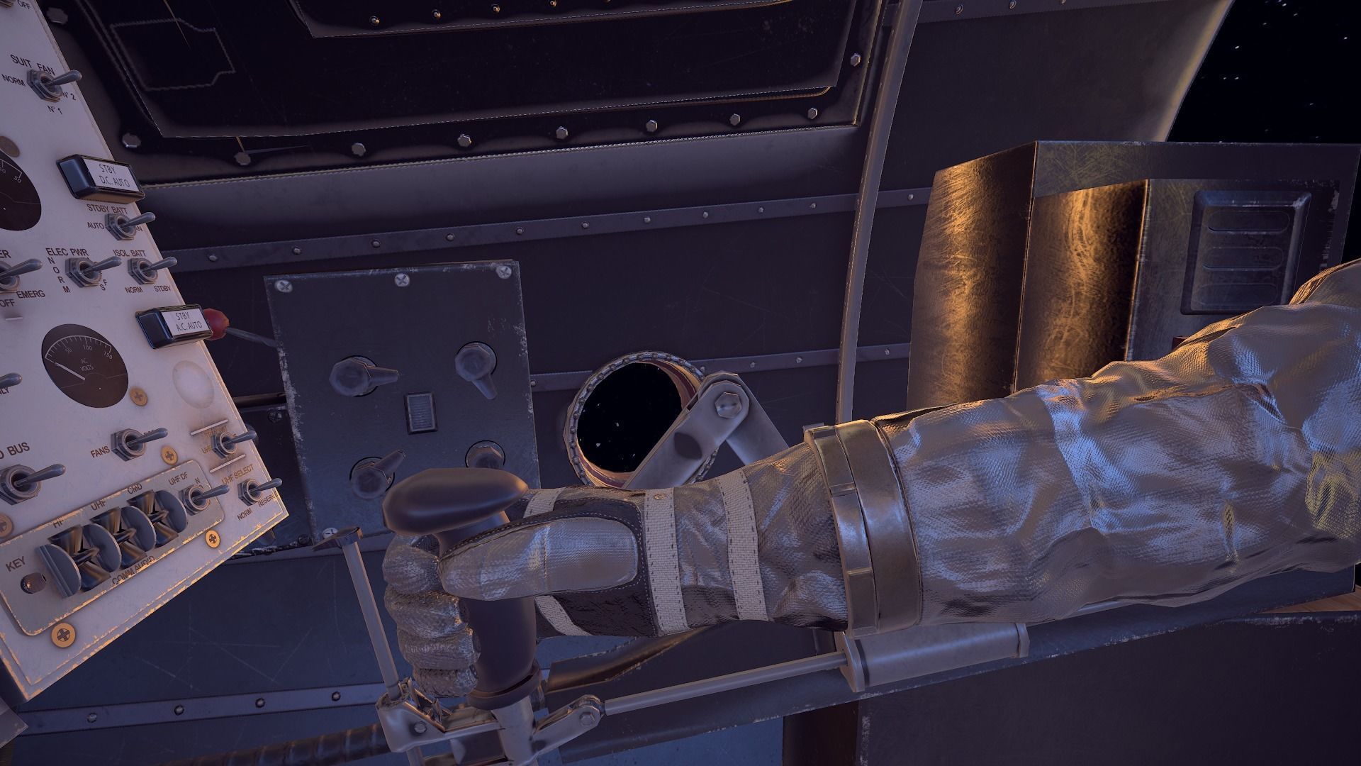 Mercury Redstone Cockpit Low-poly 3D model_39