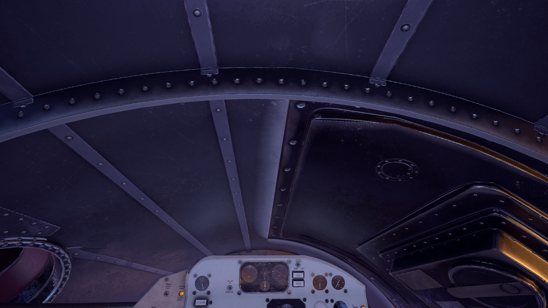 Mercury Redstone Cockpit Low-poly 3D model_7