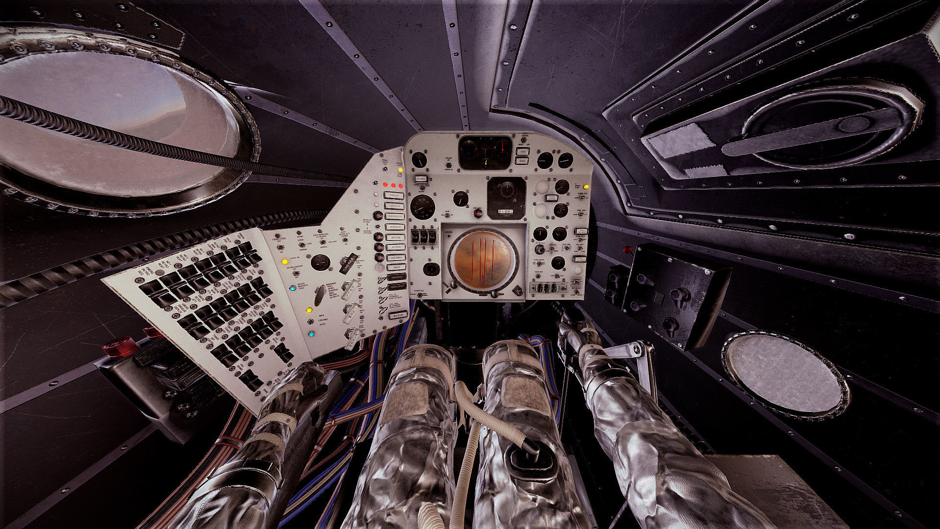 Mercury Redstone Cockpit Low-poly 3D model_18