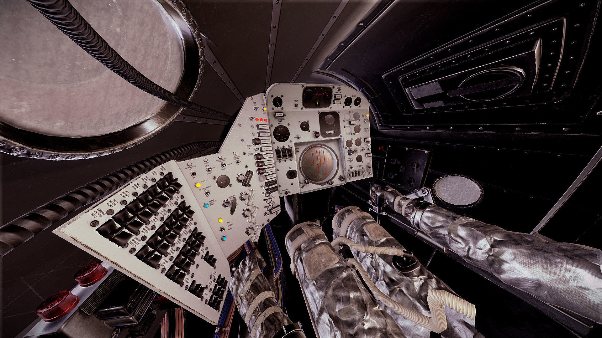 Mercury Redstone Cockpit Low-poly 3D model_17